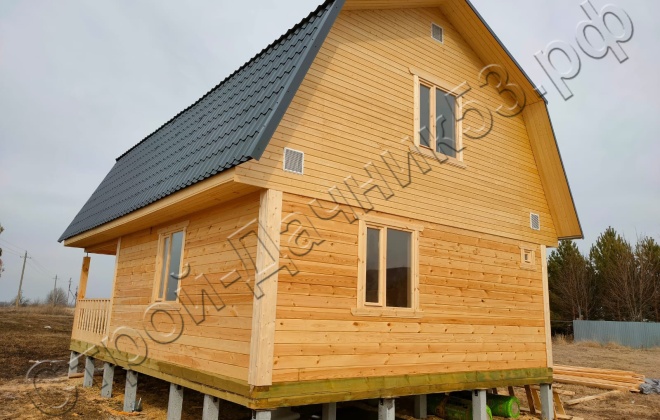 4 Брусовая баня  Б-34, 9х6м, 94,5 М², Рязанская область, Рязанский район, деревня Шелудино-1. (3)